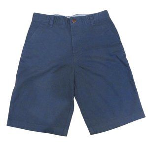 Wonder Nation Flat Front Chino Shorts Youth Boys‎ Size 16 Navy Blue Adjustable